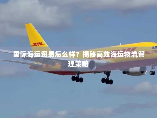 国际海运贸易怎么样?揭秘高效海运物流管理策略 国际海运贸易怎么样?揭秘高效海运物流管理策略