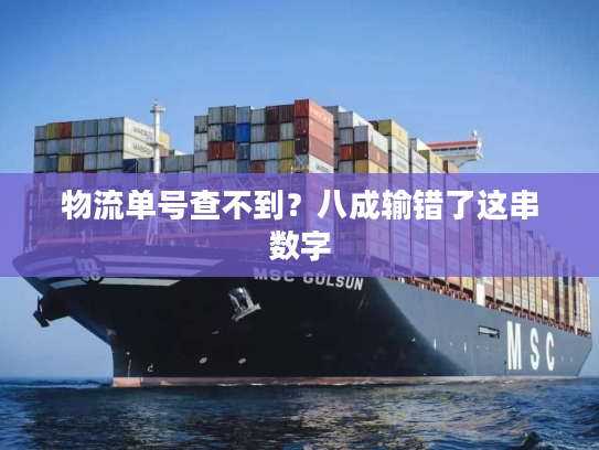 物流单号查不到?八成输错了这串数字 物流单号查不到?八成输错了这串数字