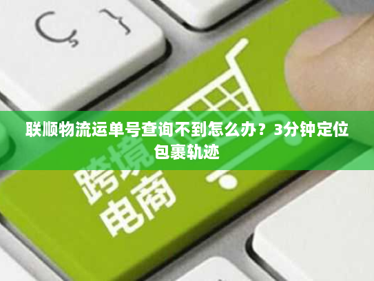 联顺物流运单号查询不到怎么办？3分钟定位包裹轨迹