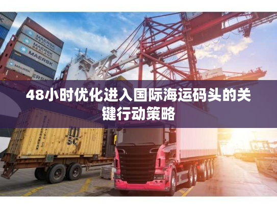 48小时优化进入国际海运码头的关键行动策略