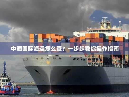 中通国际海运怎么查?一步步教你操作指南 中通国际海运怎么查?一步步教你操作指南