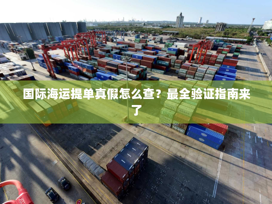 国际海运提单真假怎么查?最全验证指南来了 国际海运提单真假怎么查?最全验证指南来了