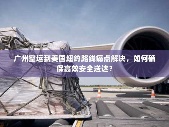 广州空运到美国纽约路线痛点解决,如何确保高效安全送达? 广州空运到美国纽约路线痛点解决,如何确保高效安全送达?