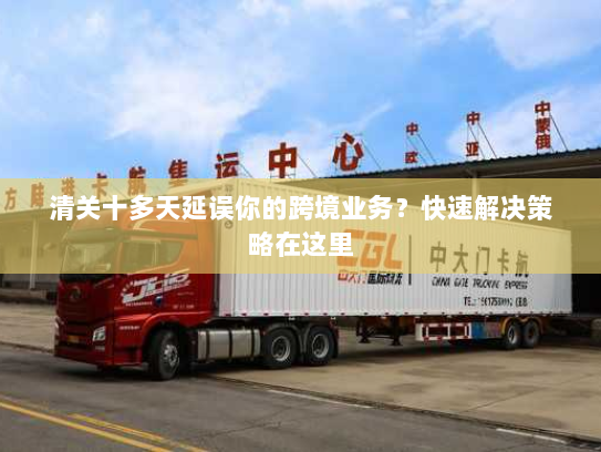 清关十多天延误你的跨境业务?快速解决策略在这里 清关十多天延误你的跨境业务?快速解决策略在这里