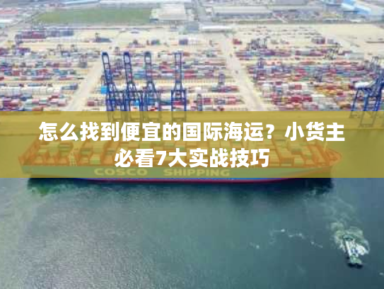 怎么找到便宜的国际海运？小货主必看7大实战技巧