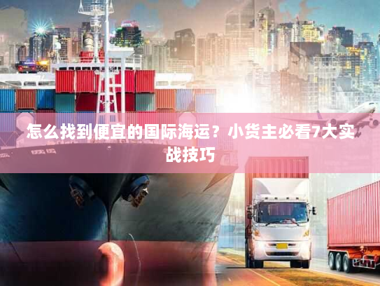 怎么找到便宜的国际海运?小货主必看7大实战技巧 怎么找到便宜的国际海运?小货主必看7大实战技巧