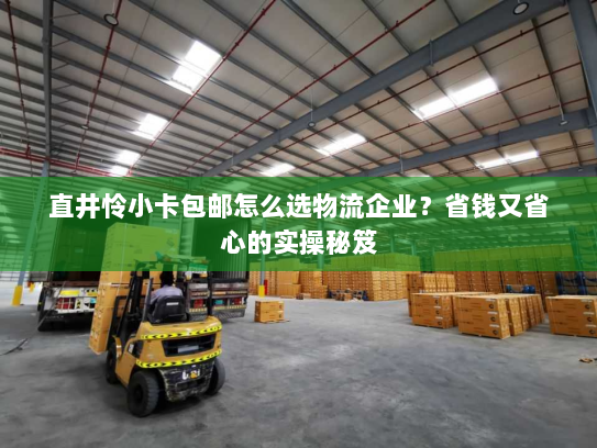 直井怜小卡包邮怎么选物流企业?省钱又省心的实操秘笈 直井怜小卡包邮怎么选物流企业?省钱又省心的实操秘笈