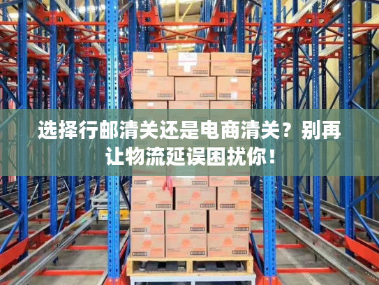选择行邮清关还是电商清关?别再让物流延误困扰你! 选择行邮清关还是电商清关?别再让物流延误困扰你!