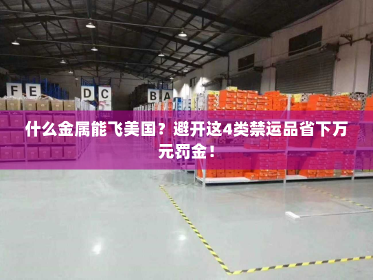 什么金属能飞美国？避开这4类禁运品省下万元罚金！