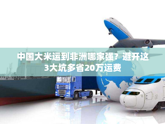 中国大米运到非洲哪家强？避开这3大坑多省20万运费