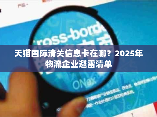 天猫国际清关信息卡在哪？2025年物流企业避雷清单