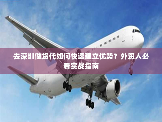 去深圳做货代如何快速建立优势?外贸人必看实战指南 去深圳做货代如何快速建立优势?外贸人必看实战指南