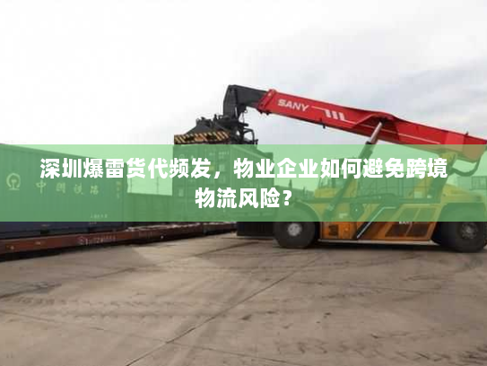 深圳爆雷货代频发,物业企业如何避免跨境物流风险? 深圳爆雷货代频发,物业企业如何避免跨境物流风险?