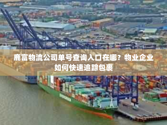 鹿富物流公司单号查询入口在哪？物业企业如何快速追踪包裹