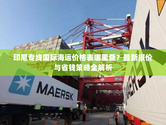 印尼专线国际海运价格表哪里查?最新报价与省钱策略全解析 印尼专线国际海运价格表哪里查?最新报价与省钱策略全解析