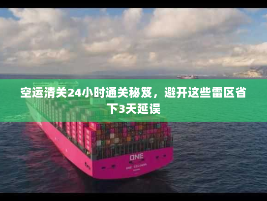 空运清关24小时通关秘笈,避开这些雷区省下3天延误 空运清关24小时通关秘笈,避开这些雷区省下3天延误