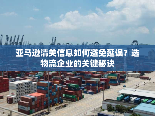 亚马逊清关信息如何避免延误？选物流企业的关键秘诀