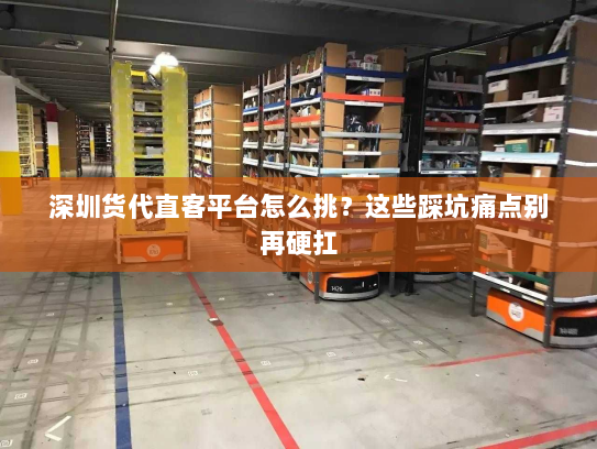 深圳货代直客平台怎么挑?这些踩坑痛点别再硬扛 深圳货代直客平台怎么挑?这些踩坑痛点别再硬扛
