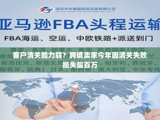 客户清关能力弱?跨境卖家今年因清关失败损失超百万 客户清关能力弱?跨境卖家今年因清关失败损失超百万