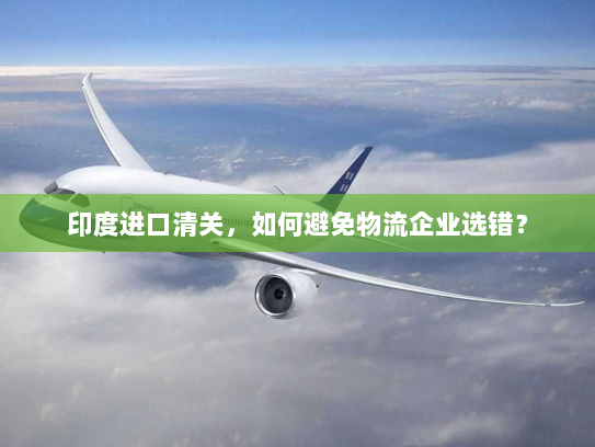 印度进口清关,如何避免物流企业选错? 印度进口清关,如何避免物流企业选错?