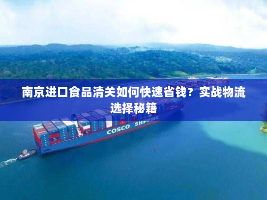 南京进口食品清关如何快速省钱?实战物流选择秘籍 南京进口食品清关如何快速省钱?实战物流选择秘籍