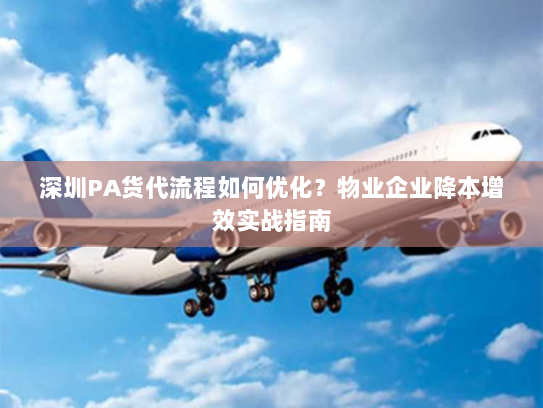 深圳PA货代流程如何优化？物业企业降本增效实战指南