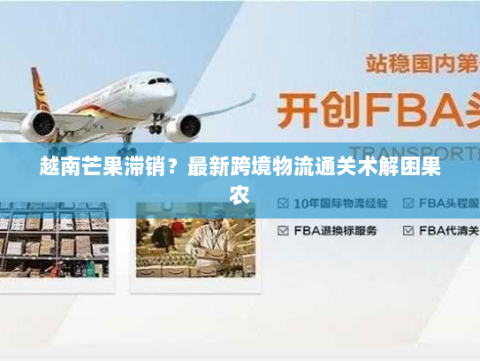 越南芒果滞销？最新跨境物流通关术解困果农