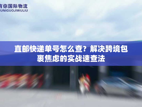 直邮快递单号怎么查？解决跨境包裹焦虑的实战速查法