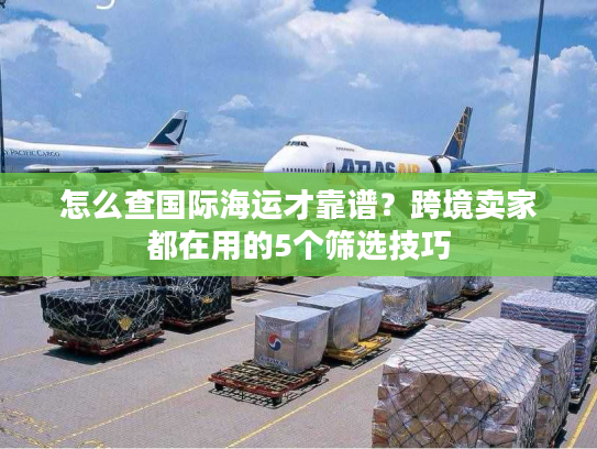 怎么查国际海运才靠谱？跨境卖家都在用的5个筛选技巧