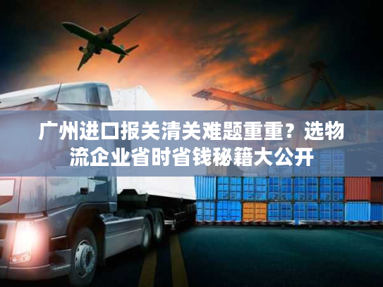 广州进口报关清关难题重重？选物流企业省时省钱秘籍大公开