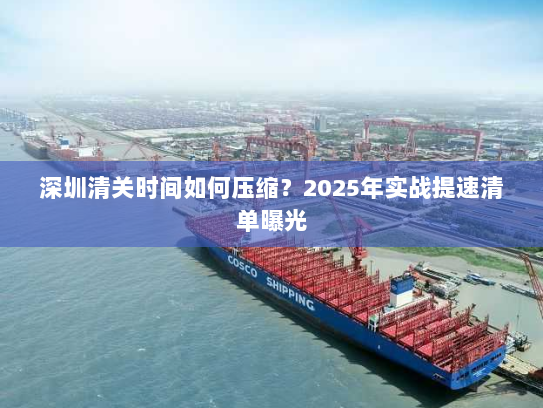 深圳清关时间如何压缩？2025年实战提速清单曝光