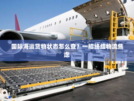 国际海运货物状态怎么查?一招终结物流焦虑 国际海运货物状态怎么查?一招终结物流焦虑