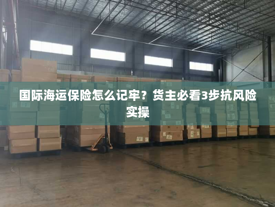 国际海运保险怎么记牢?货主必看3步抗风险实操 国际海运保险怎么记牢?货主必看3步抗风险实操