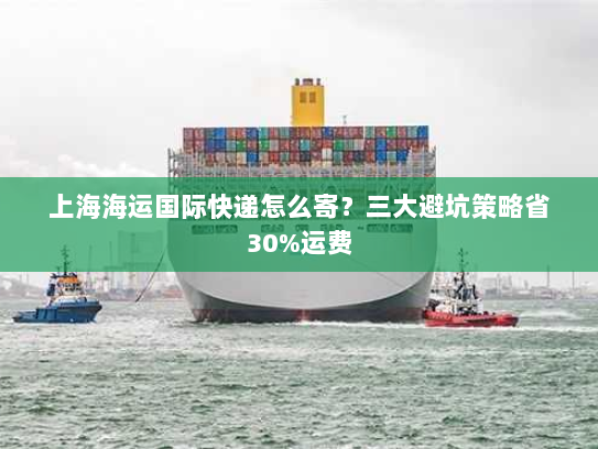 上海海运国际快递怎么寄?三大避坑策略省30%运费 上海海运国际快递怎么寄?三大避坑策略省30%运费