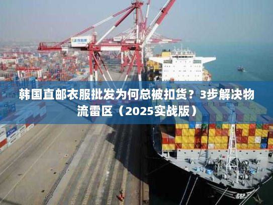 韩国直邮衣服批发为何总被扣货？3步解决物流雷区（2025实战版）