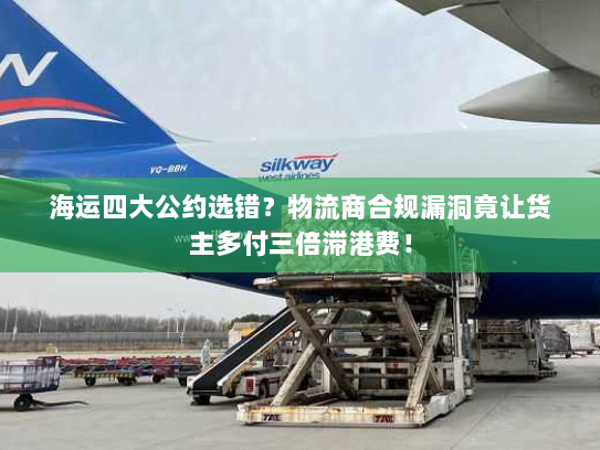 海运四大公约选错?物流商合规漏洞竟让货主多付三倍滞港费! 海运四大公约选错?物流商合规漏洞竟让货主多付三倍滞港费!