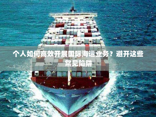 个人如何高效开展国际海运业务？避开这些常见陷阱