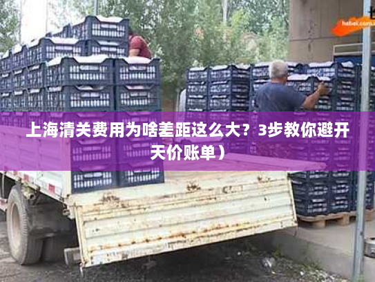 上海清关费用为啥差距这么大？3步教你避开天价账单）