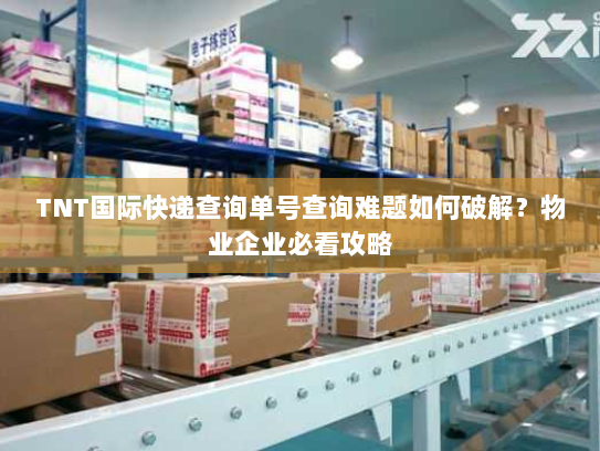 TNT国际快递查询单号查询难题如何破解?物业企业必看攻略 TNT国际快递查询单号查询难题如何破解?物业企业必看攻略