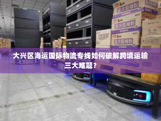 大兴区海运国际物流专线如何破解跨境运输三大难题？
