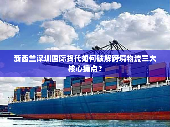 新西兰深圳国际货代如何破解跨境物流三大核心痛点？