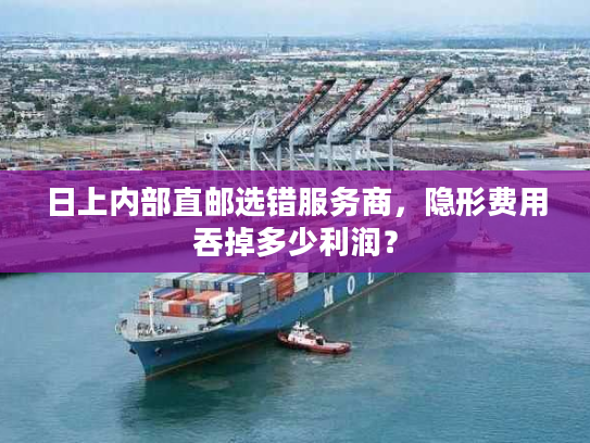 日上内部直邮选错服务商，隐形费用吞掉多少利润？