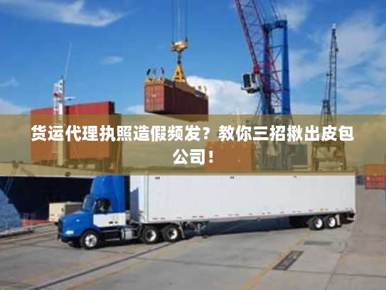 货运代理执照造假频发?教你三招揪出皮包公司! 货运代理执照造假频发?教你三招揪出皮包公司!