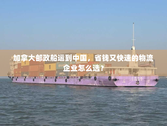 加拿大邮政船运到中国，省钱又快速的物流企业怎么选？