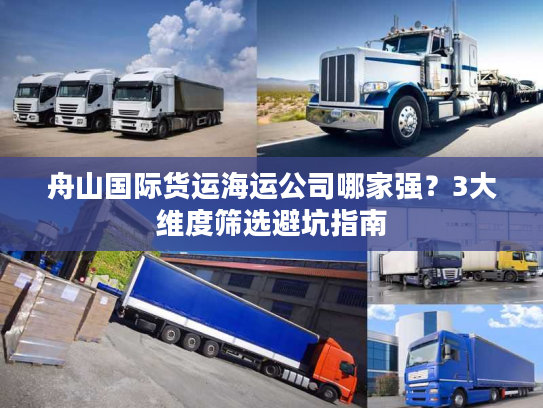舟山国际货运海运公司哪家强?3大维度筛选避坑指南 舟山国际货运海运公司哪家强?3大维度筛选避坑指南