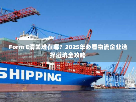 Form E清关难在哪?2025年必看物流企业选择避坑全攻略 Form E清关难在哪?2025年必看物流企业选择避坑全攻略