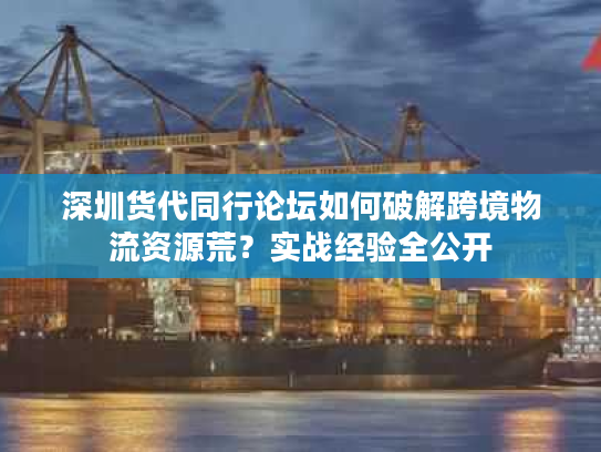 深圳货代同行论坛如何破解跨境物流资源荒？实战经验全公开