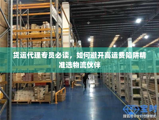 货运代理专员必读,如何避开高运费陷阱精准选物流伙伴 货运代理专员必读,如何避开高运费陷阱精准选物流伙伴