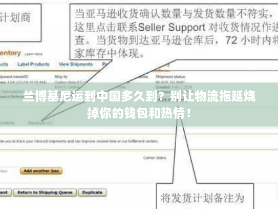 兰博基尼运到中国多久到?别让物流拖延烧掉你的钱包和热情! 兰博基尼运到中国多久到?别让物流拖延烧掉你的钱包和热情!