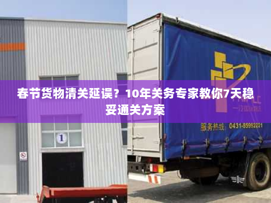 春节货物清关延误?10年关务专家教你7天稳妥通关方案 春节货物清关延误?10年关务专家教你7天稳妥通关方案